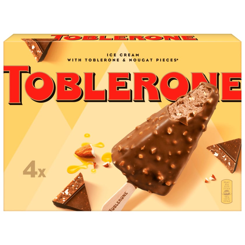 Toblerone Ice Cream with Toblerone & Nougat Pieces 360ml